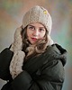 szale damskie Wełniany komin z alpaki LULLABY latte 1