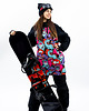 bluza z kapturem damska Damska Bluza Snowboard DR.CROW Colorful Monsters 3