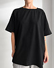 t-shirt damskie Czarna bluzka raglan 1