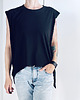 t-shirt damskie Koszulka damska oversize bez rękawów basic 2