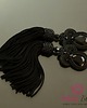 kolczyki chwosty Kolczyki sutasz Black Tassels z chwostami 1
