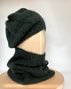 czapki damskie Zielona czapka beretowa z wełny alpaki 4