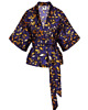 bluzki kimonowe damskie KIMONO/ kopertowa BLUZKA / NARZUTKA w żółte róże (100% wiskoza) 2