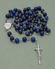 komunia - pozostałe Różaniec komunijny dla chłopca, LAPIS LAZULI 6mm, srebro 925, RĘKODZIEŁO 3