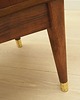 biurka Sekretarzyk orzechowy, duński design, lata 70, produkcja: Dania 7