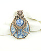 wisiory Sodalit wisiorek wire wrapping 1