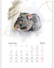 kalendarze i plannery Kalendarz zwierzęta 2024 1