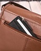 torby na ramię Torebka damska skórzana listonoszka ze skóry licowej koniakowa T-39-KCG 9