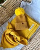 czapki dziecięce CZAPKA smart merino - musztarda 2