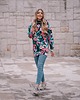 bluza z kapturem damska Dzianinowa bluza damska, sportowa, duży kaptur 5
