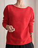 bluza bez kaptura damska Czerwona Oversize Bluza Max 1