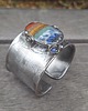 bransoletki wire wrapping Kolorowa - bransoletka regulowana 1