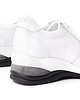 sneakersy damskie Sneakersy skórzane -  białe  (6993) 3