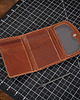 portfele damskie Karmelowy Portfel Damski i Portmonetka Vintage Mały Skóra Belveder BV006 3