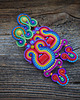 kolczyki soutache Duże i kolorowe kolczyki sutasz 6