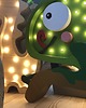 lampy do pokoju dziecka Lampka Drewniana Kameleon Leon 2