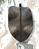 Ozdoby na ścianę Duży ceramiczny  liść 35x23 cm 1
