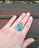pierścionki - różne Chryzokola z azurytem - pierścionek regulowany 1