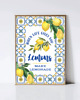 plakaty Lemonade poster, plakat cytryny,  dekoracja ścienna kuchni 2