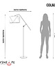 lampy do pokoju dziecka Lampa podłogowa na wysięgniku do pokoju dziecka COLMA KIDS 1
