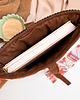 pokrowce i etui - różne Personalizowane etui na książkę, jesienne book sleeve ze sztruksu 5