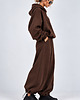 spodnie dresowe damskie Spodnie - 330 GSM Chocolate Brown 2