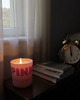 świeczniki i świece Inspirowana zapachem YSL-Świeca sojowa w różowym szkle PINK SILENCE 3