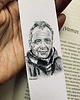 zakładki do książek Odręcznie rysowana zakładka z Twoim PORTRETEM 1