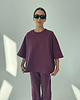t-shirt damskie T-shirt Chillout mauve wine 4