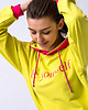 bluza z kapturem damska Bluza z kapturem  damska "KOLOROWO MI" limonka 4