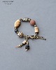 bransoletki ceramiczne Bransoletka w kolorach ziemi w stylu boho z ręcznie wypalanej ceramiki handmade 3
