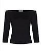 t-shirt damskie Czarna bluzka hiszpanka 2