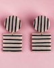 kolczyki z masy plastycznej Kolczyki Stripes 1