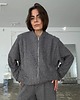 kurtki damskie Kurtka Shelter steel grey boucle 8