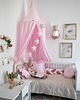 namioty i tipi dla dzieci Baldachim z falbanką nad łóżko dla dziewczynki 1