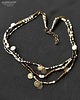 naszyjniki - inne Boho Stonowany naszyjnik z mnóstwa drobnych koralików super PREZENT handmade 9