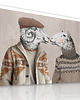 obrazy OBRAZ NA PŁÓTNIE -BARAN I OWCA 120x80cm 1