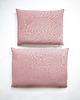 poduszki z łuską Lniana poduszka z gryką  DUSTY PINK 1