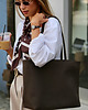 torby na ramię Wegańska Torba Shopper - Dark Brown Nubuck 1
