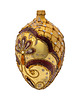bombki Bombka choinkowa szklana ręcznie malowana: Jajo Faberge: złoto i brąz 1