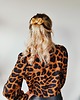 spinki i klamry do włosów Scrunchie spinka klamra jedwabna ciepłe złoto 2
