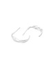 kolczyki srebrne WAVES Semicircle mini / silver earrings 5