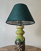 lampy stołowe Zielona lampa ceramiczna VEB Haldensleben 2