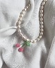 chokery Naszyjnik - perle con ciliegie 1