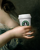 plakaty Plakat Lady with coffee 4