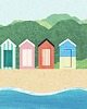 plakaty Plażowe budki w Melbourne - plakat fine art 2