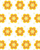 naklejki ścienne do pokoju dziecka Tapeta kwiaty- Sweet Flowers 2