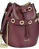 torby na ramię Torebka skórzana - worek bordowy (5795) 2