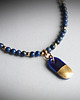wisiory GOLD PILL/Lapis lazuli i stal chirurgiczna /UNIKAT 1
