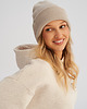 czapki damskie Gruba czapka zimowa zimnobeżowa 3